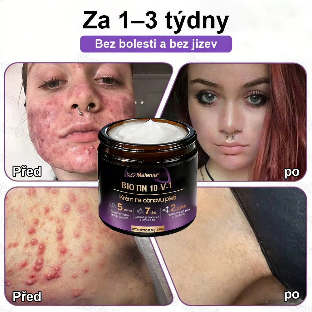 Malenia® Biotin 10 v 1 pleťový regenerační krém✨