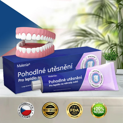 🔥🔥Malenia® Comfort Seal Pro – lepidlo na zubní protézy🦷💜S certifikátem FDA
