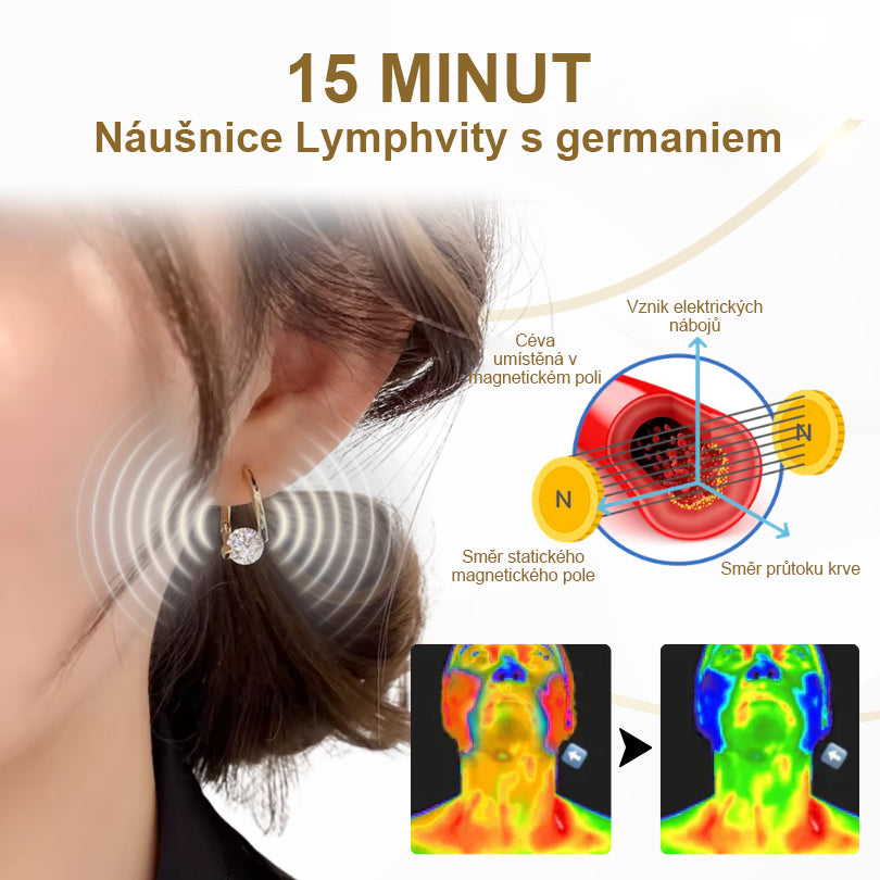 ✨Malenia® Náušnice IonEra Lymphvity Germanium