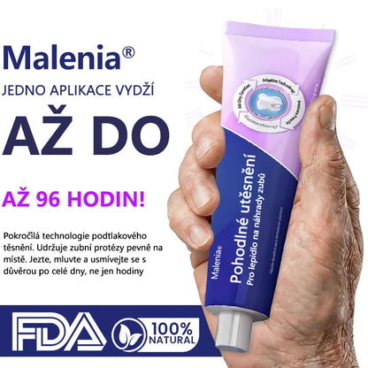 🔥🔥Malenia® Comfort Seal Pro – lepidlo na zubní protézy🦷💜S certifikátem FDA