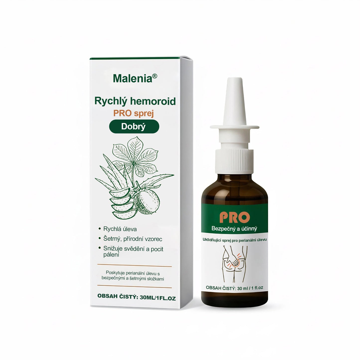 🎁🎁Malenia® Rychlý sprej proti hemoroidům PRO